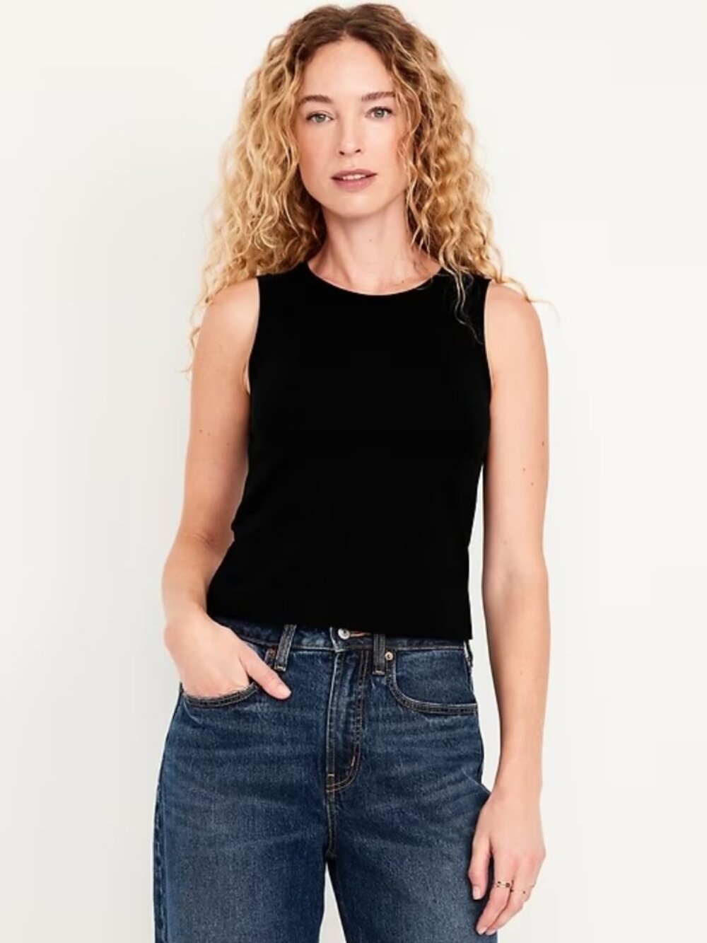 NWT Old Navy Black Bestee Tank Top